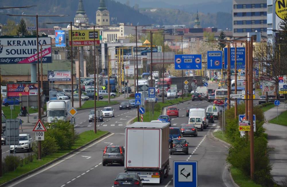 Dopravný kolaps v Žiline - 13.4.2017, foto 4