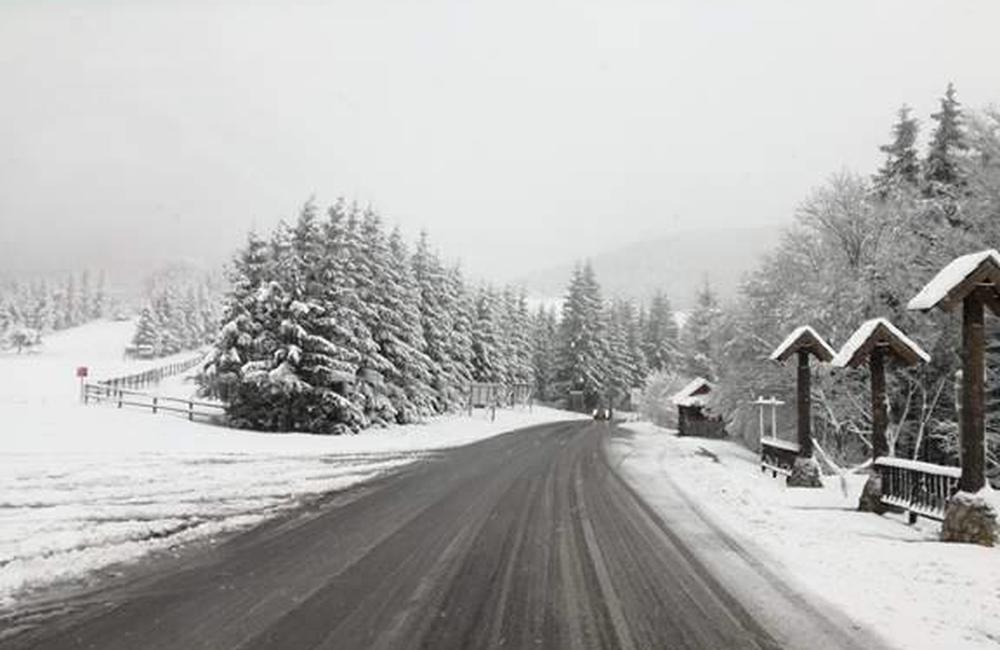Stav ciest v Žilinskom kraji po snežení - 18.4.2017, foto 3