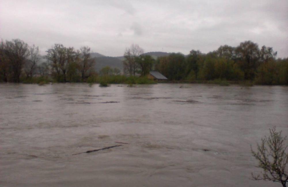 Záplavy, povodne a kamenná lavína vo Višňovom, foto 1