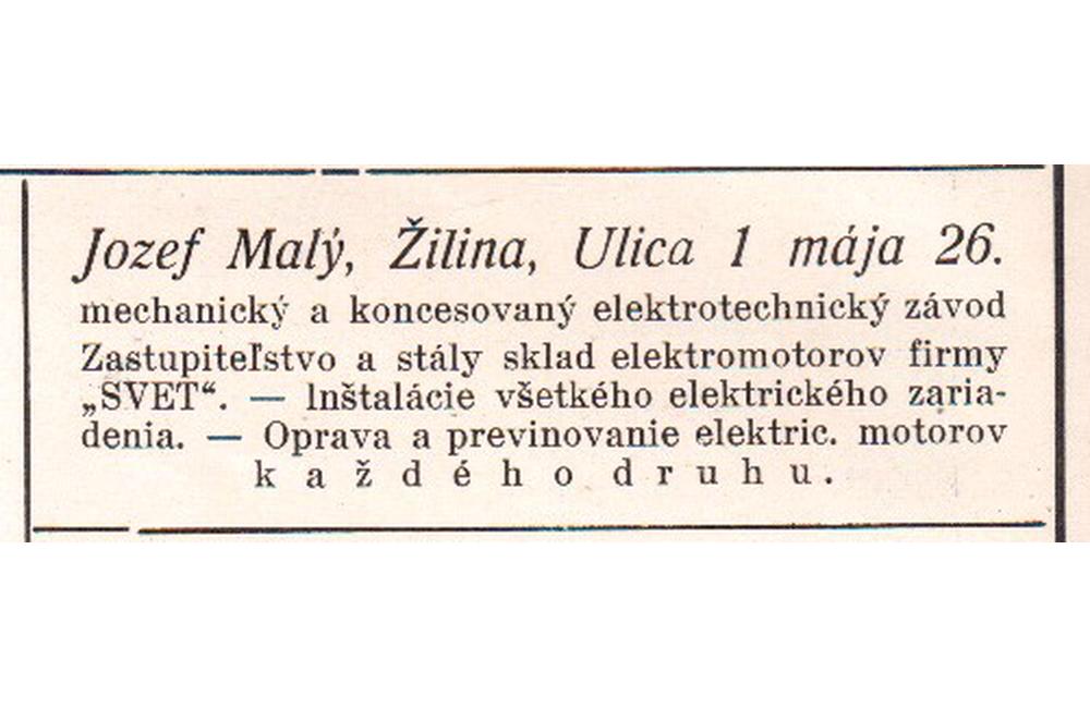 Galéria starých žilinských reklám - III. časť , foto 7