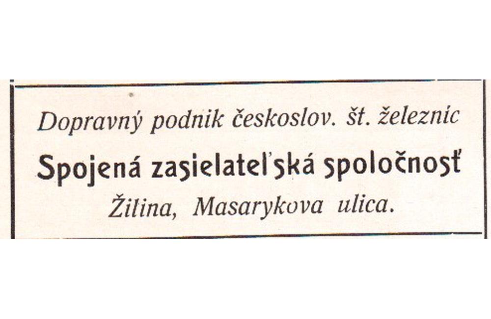 Galéria starých žilinských reklám - III. časť , foto 11