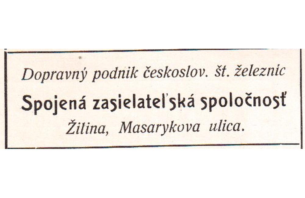 Galéria starých žilinských reklám - III. časť , foto 16