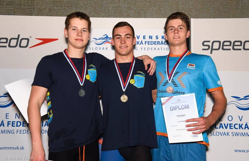 Úspech Klubu plaveckých športov Nereus Žilina na MSR 2017, foto 1