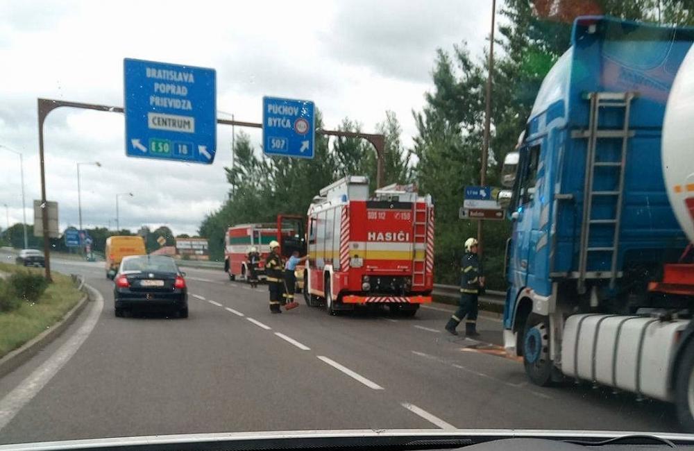 Dopravná nehoda pri mestskej časti Budatín - 13.7.2017, foto 6