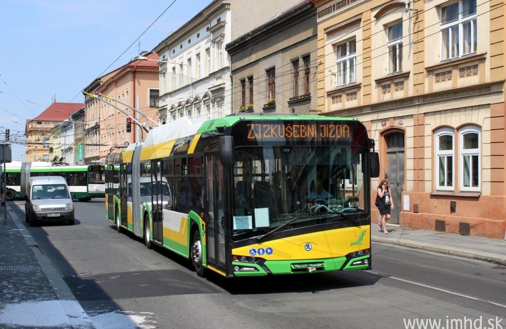 Testovanie nového trolejbusu pre DPMŽ v českej Plzni, foto 1
