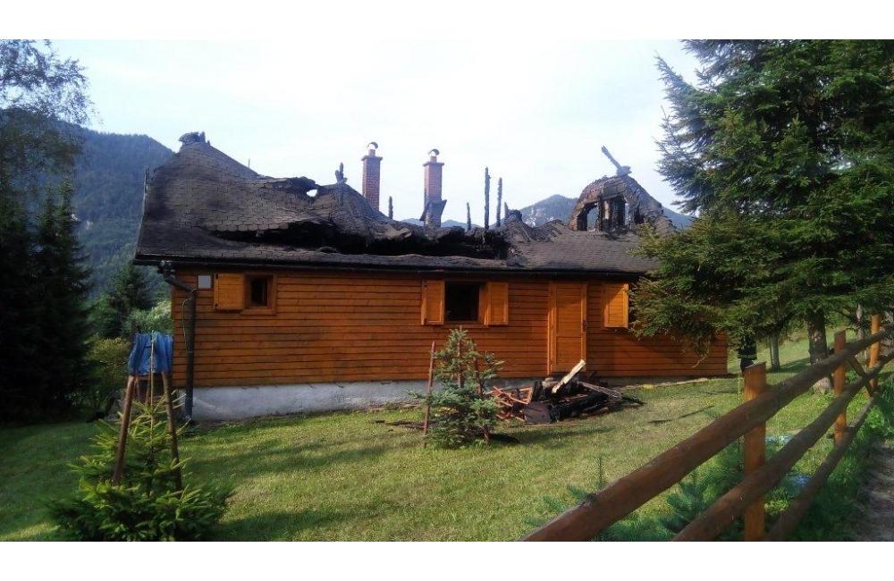 Požiar drevenice v Terchovej - 19.7.2017, foto 7