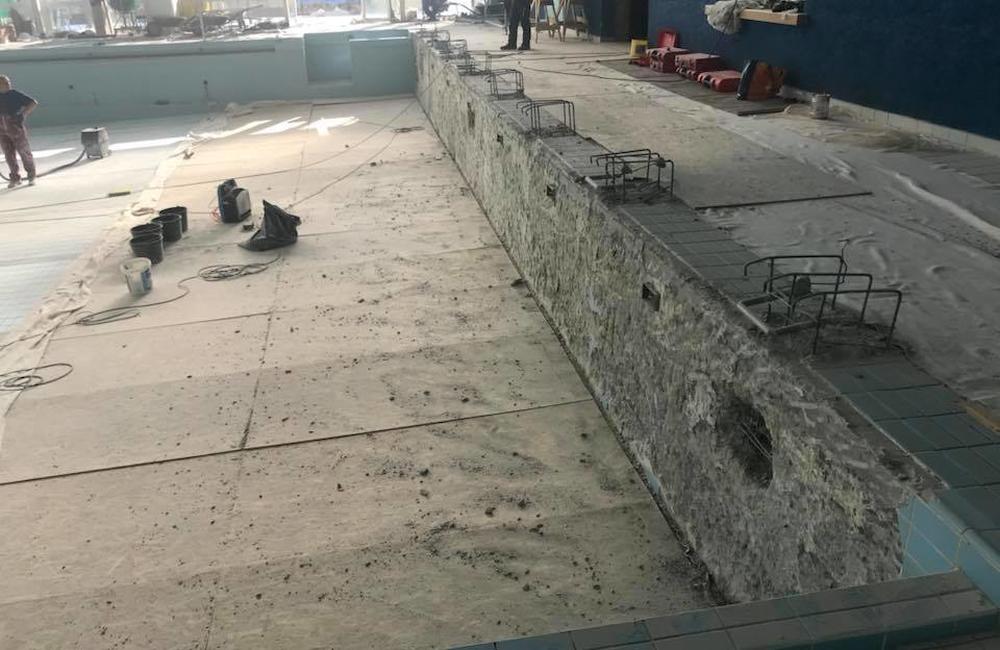 Rekonštrukcia bazéna na plavárni v Žiline - 2017, foto 2