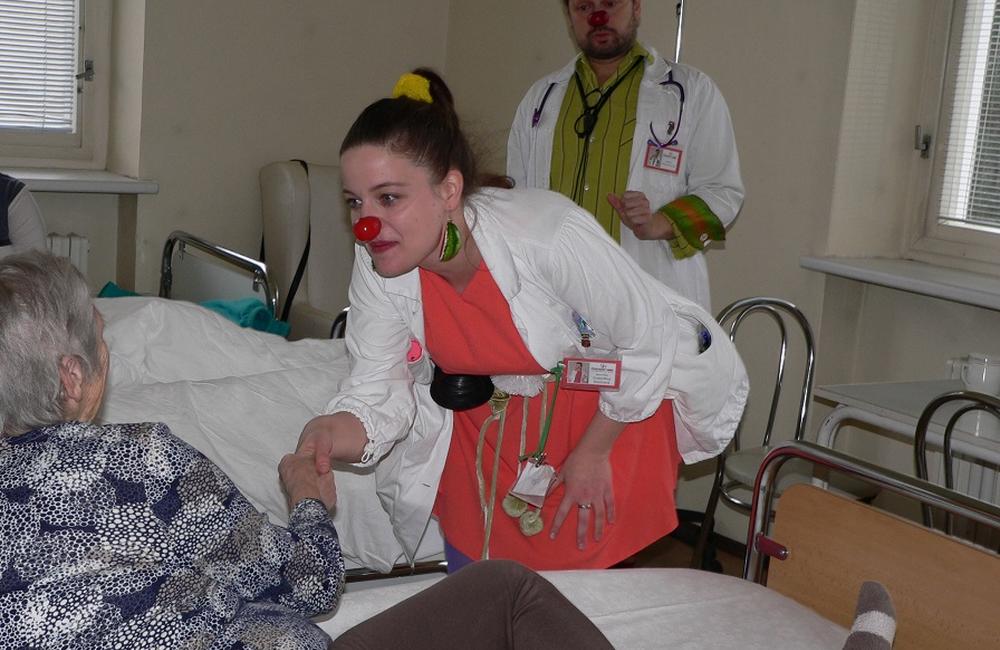 Zdravotní klauni v žilinskej nemocnici 30.11.2017, foto 2