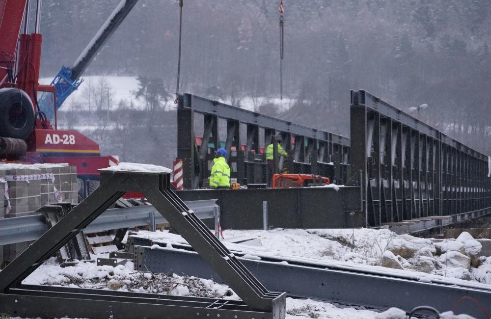 FOTO: Most vo Vraní majú otvoriť už zajtra 4. decembra, zatiaľ stále nie je postavený, foto 7