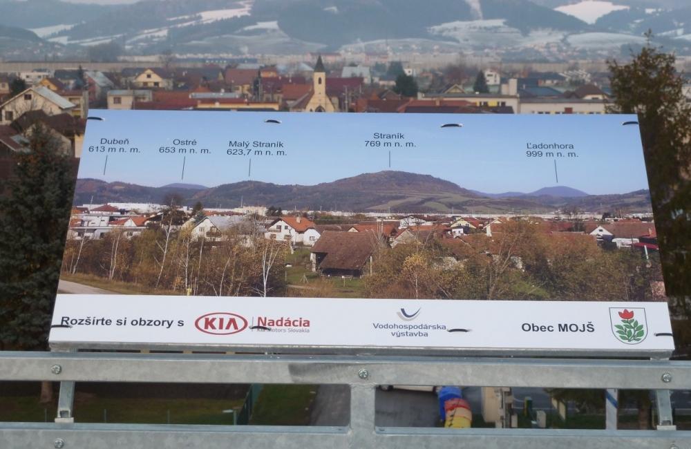 FOTO: Na vyhliadke na Vodnom diele v Žiline pribudli aj informačné tabule s okolitými vrchmi, foto 1