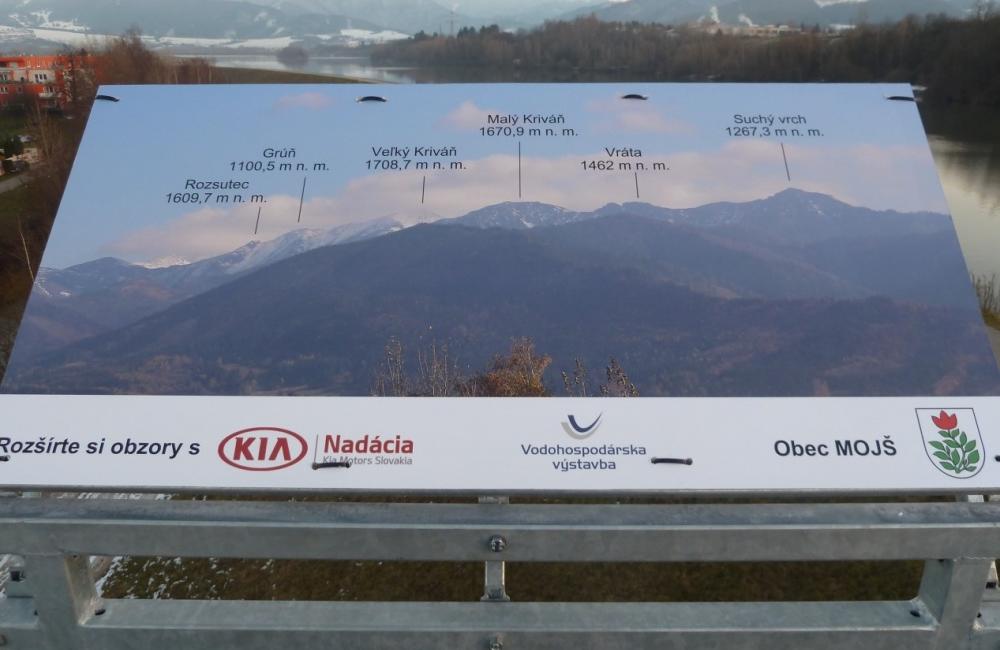 FOTO: Na vyhliadke na Vodnom diele v Žiline pribudli aj informačné tabule s okolitými vrchmi, foto 5