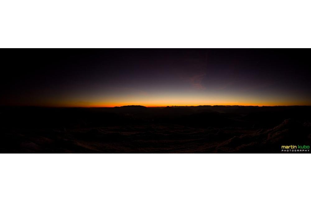 Sviatočný východ slnka na Stohu v Malej Fatre , foto 2