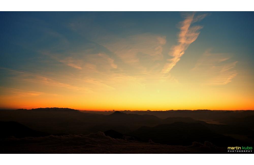 Sviatočný východ slnka na Stohu v Malej Fatre , foto 6
