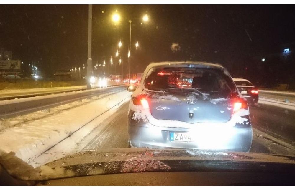 Dopravné nehody v Žiline - 16.1.2018, foto 2