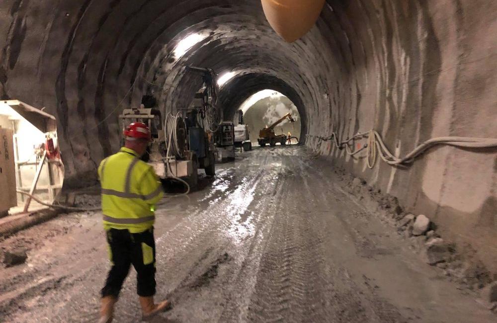 Aktuálne fotografie zo stavby tunela Višňové - 1.2.2018, foto 7