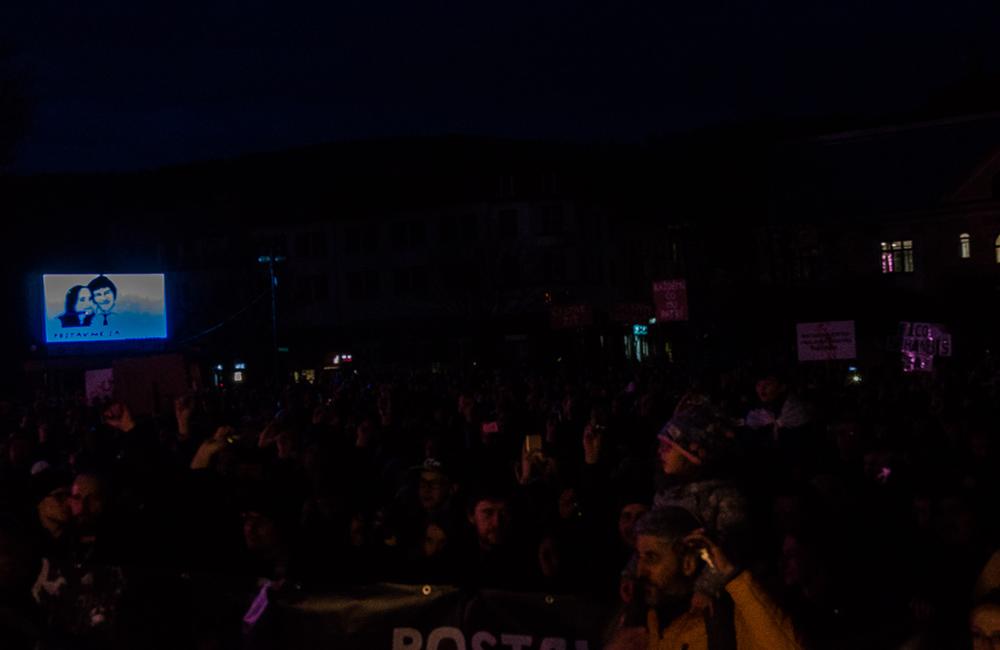 FOTO: Pochod Postavme sa za slušné Slovensko v Žiline 9. marec 2018, foto 34