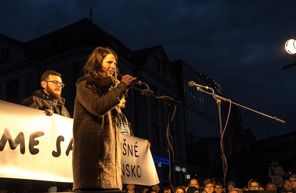 FOTO: Pochod Postavme sa za slušné Slovensko v Žiline 9. marec 2018, foto 40