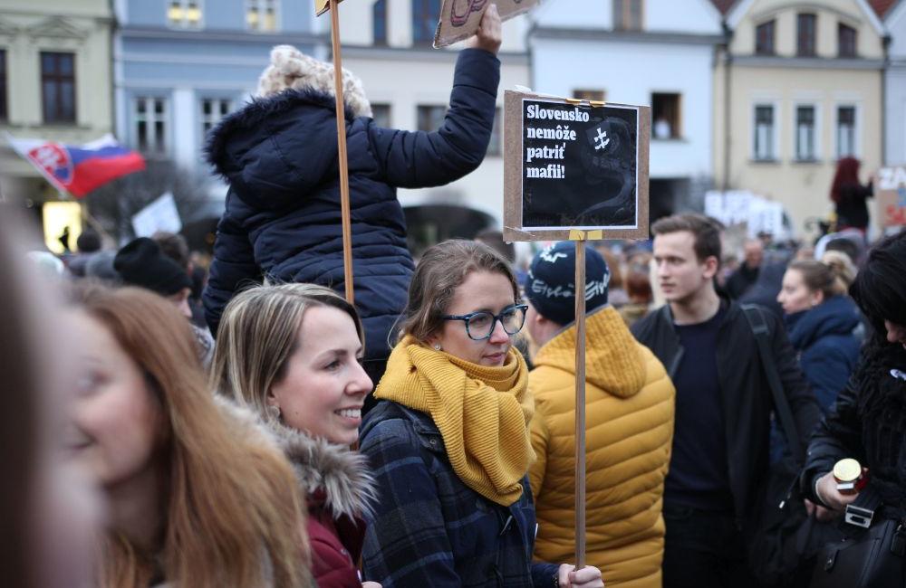 FOTO: Pochod Postavme sa za slušné Slovensko v Žiline 9. marec 2018, foto 12