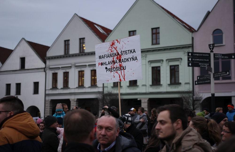 FOTO: Pochod Postavme sa za slušné Slovensko v Žiline 9. marec 2018, foto 14