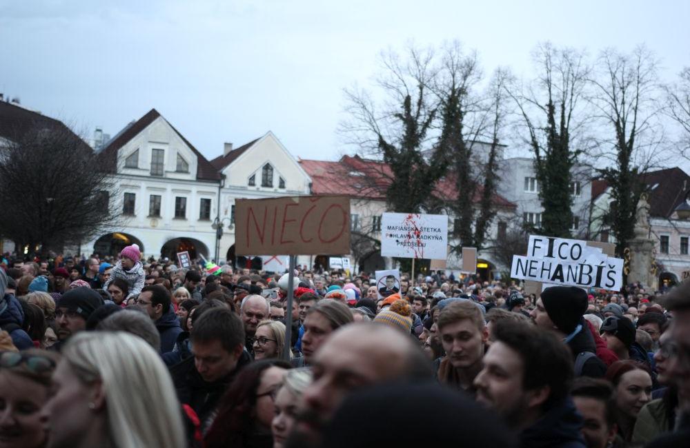 FOTO: Pochod Postavme sa za slušné Slovensko v Žiline 9. marec 2018, foto 16