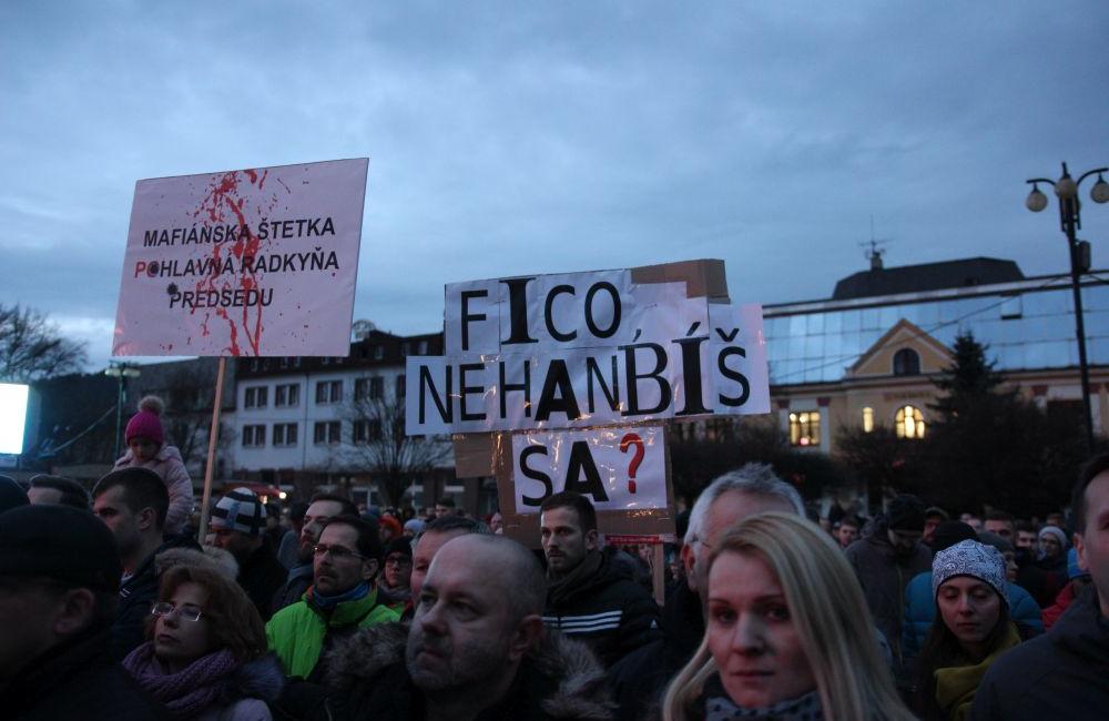 FOTO: Pochod Postavme sa za slušné Slovensko v Žiline 9. marec 2018, foto 72