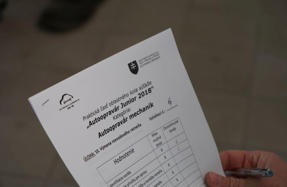 Autoopravár Junior 2018 v priestoroch IMPA Žilina, foto 16