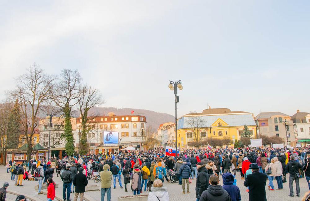 FOTO: Tretí žilinský pochod Za slušné Slovensko - 23. marec 2018, foto 6