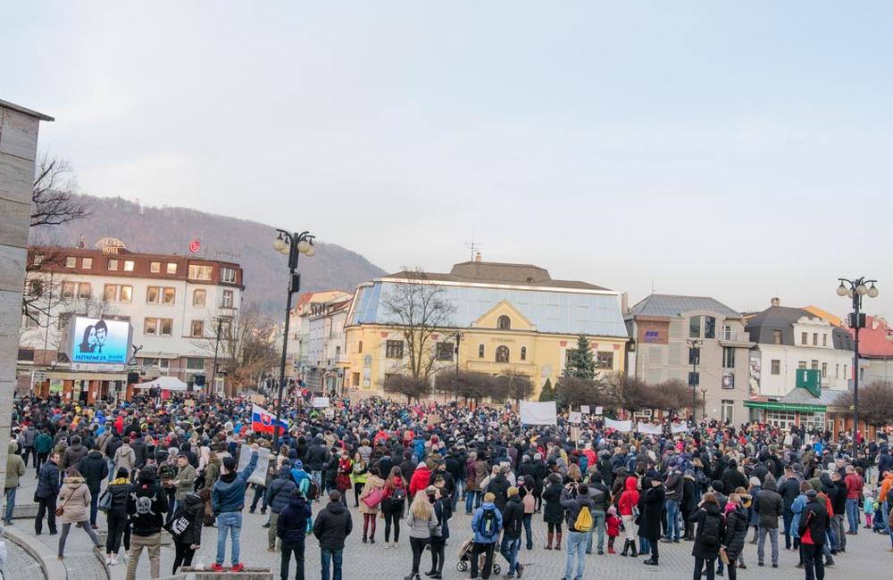 FOTO: Tretí žilinský pochod Za slušné Slovensko - 23. marec 2018, foto 11
