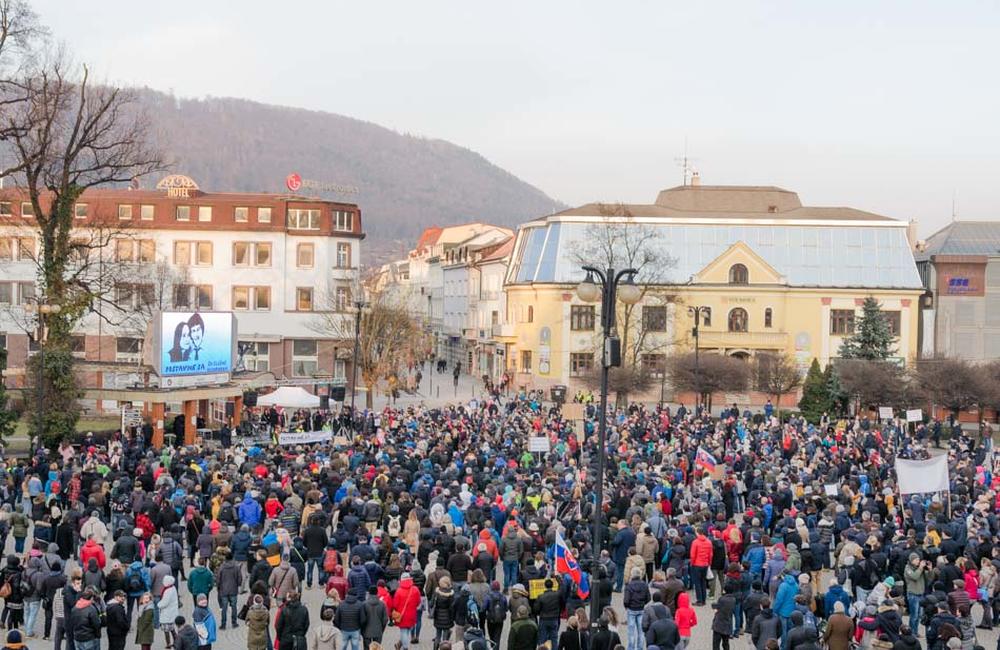 FOTO: Tretí žilinský pochod Za slušné Slovensko - 23. marec 2018, foto 9