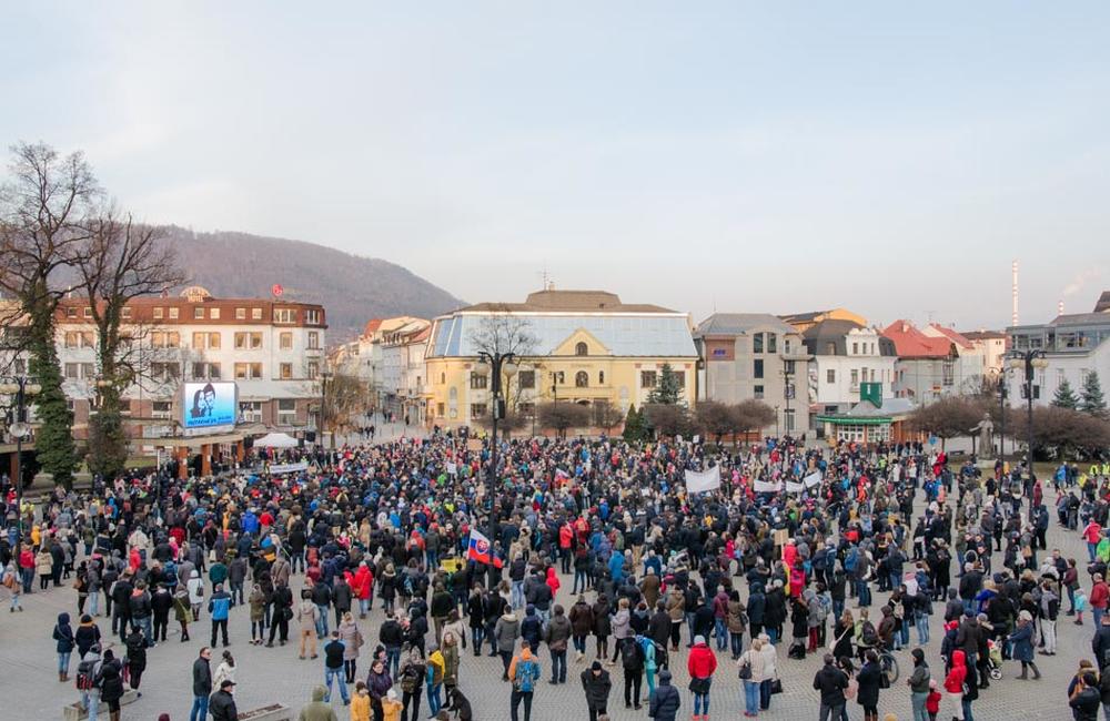 FOTO: Tretí žilinský pochod Za slušné Slovensko - 23. marec 2018, foto 10