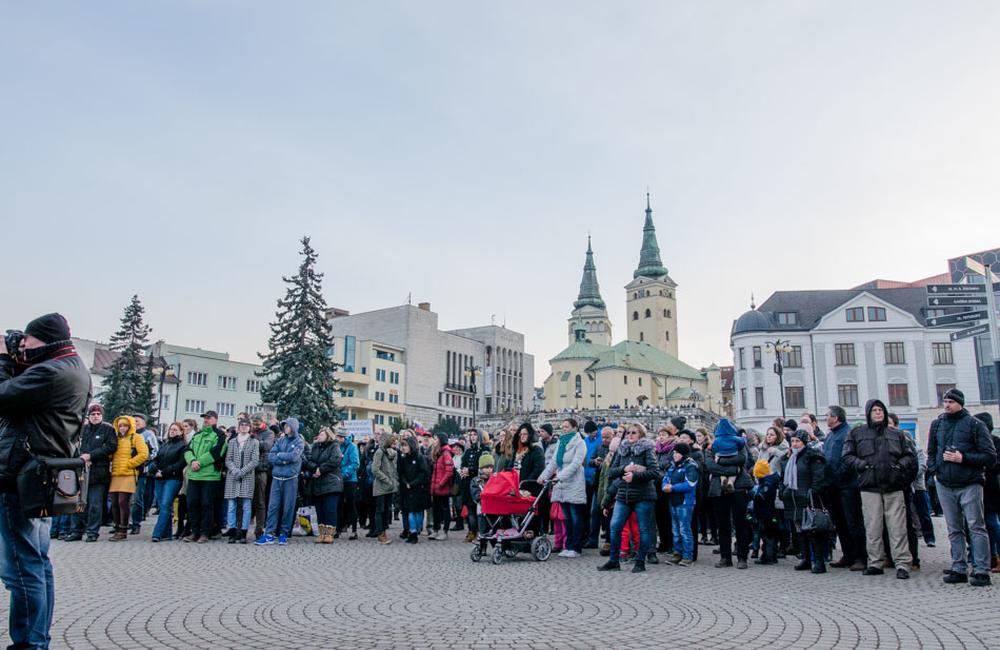 FOTO: Tretí žilinský pochod Za slušné Slovensko - 23. marec 2018, foto 15