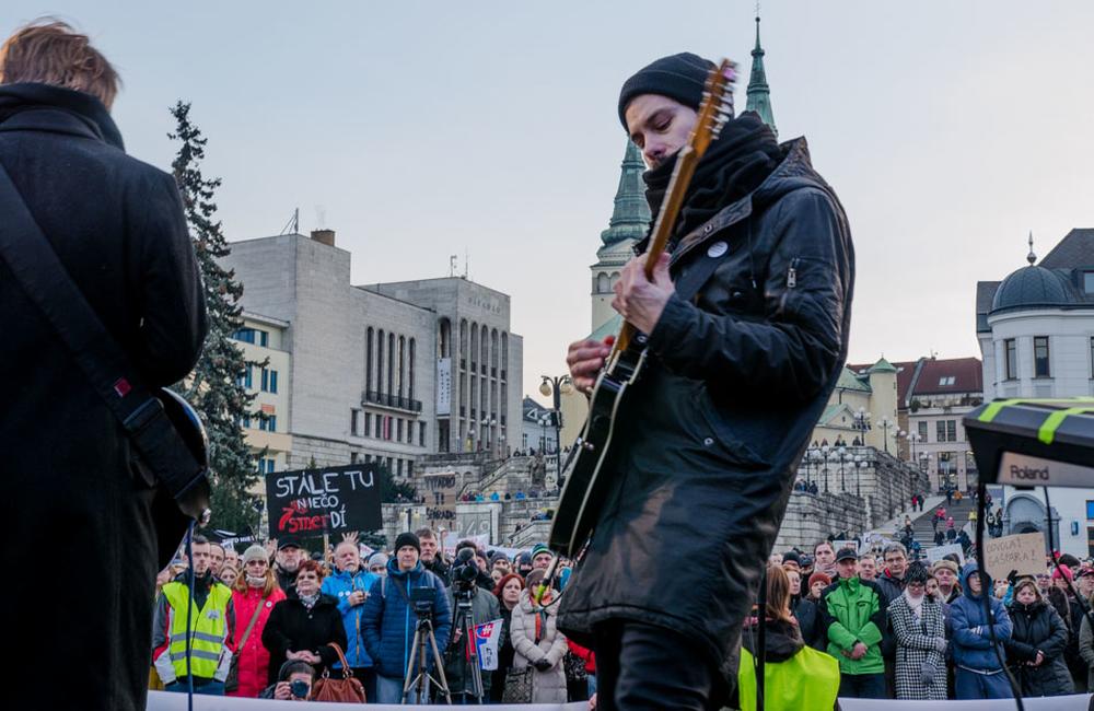 FOTO: Tretí žilinský pochod Za slušné Slovensko - 23. marec 2018, foto 18