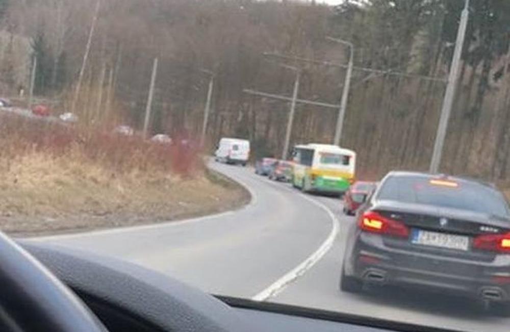 Kolaps dopravy v Žiline 29.3.2018, foto 3