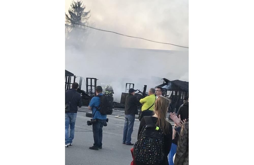 Požiar tržnice v meste Martin - 9.4.2018, foto 7