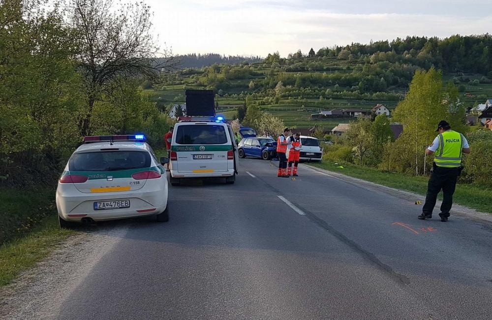 Dopravná nehoda v obci Lutiše 28.4.2018, foto 2