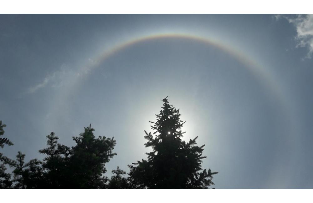 FOTO: Nad Žilinou sa dnes objavila kruhová dúha, foto 2