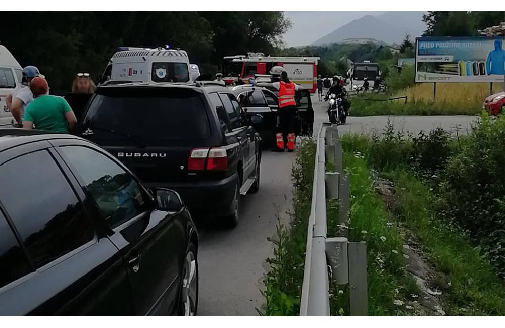 Dopravná nehoda pri obci Krasňany 14.7.2018, foto 2