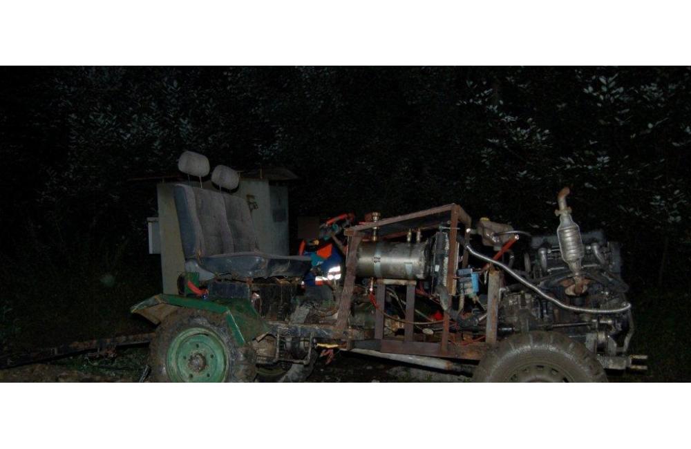 FOTO: Zrážka vlaku s traktorom v obci Svrčinovec 20.7.2018, foto 2