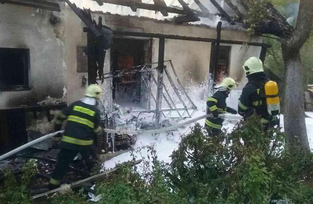 Žilinská Lehota požiar rodinného domu - 8.8.2018, foto 3