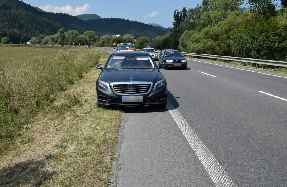 Kradnutý luxusný Mercedes-Benz Ružomberok 23. august 2018, foto 3