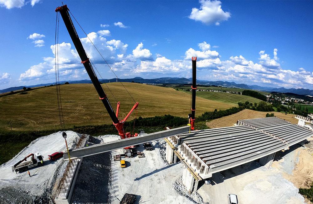 FOTO: Stav prác na stavbe diaľnice D1 vo Višňovom k 4.9.2018, foto 6