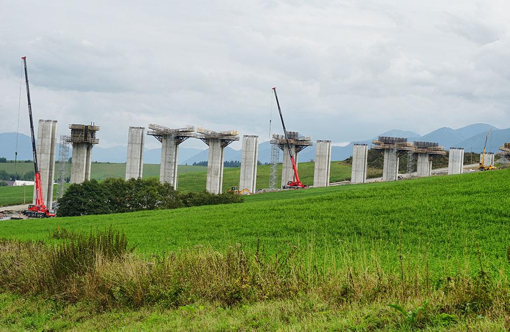 FOTO: Stav prác na stavbe diaľnice D1 vo Višňovom k 4.9.2018, foto 4