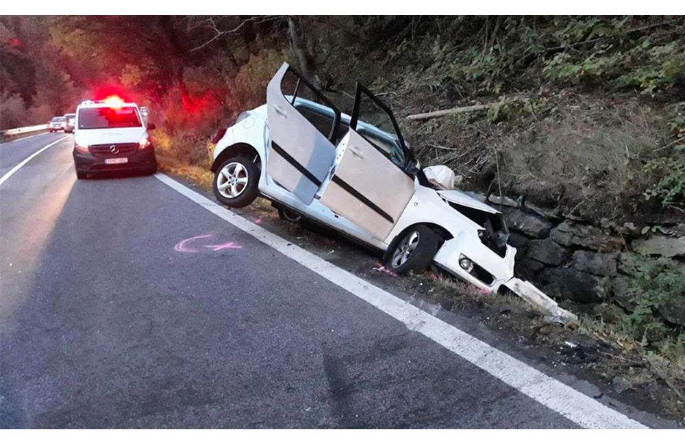 Tragická dopravná nehoda na Liptove 6.10.2018, foto 1