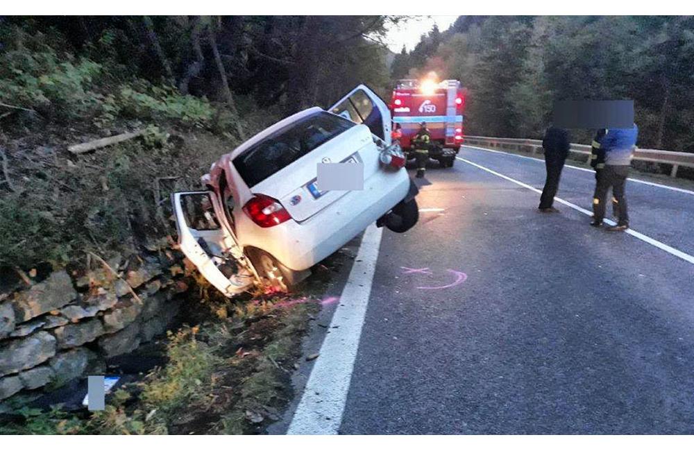 Tragická dopravná nehoda na Liptove 6.10.2018, foto 2