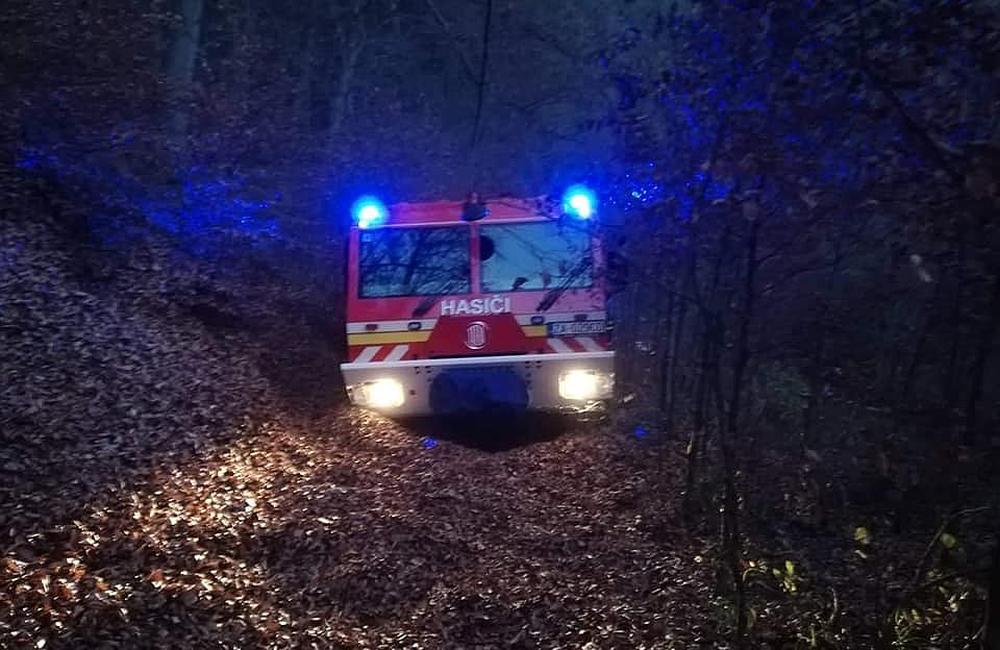 Požiar v časti Varín - Koňhora 11.11.2018, foto 1