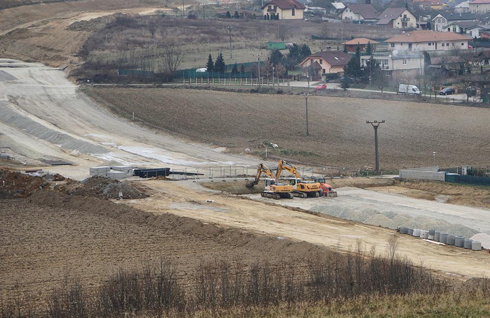 FOTO: Aktuálny stav prác na privádzači D1 Lietavská Lúčka - Žilina k 1.12.2018, foto 2