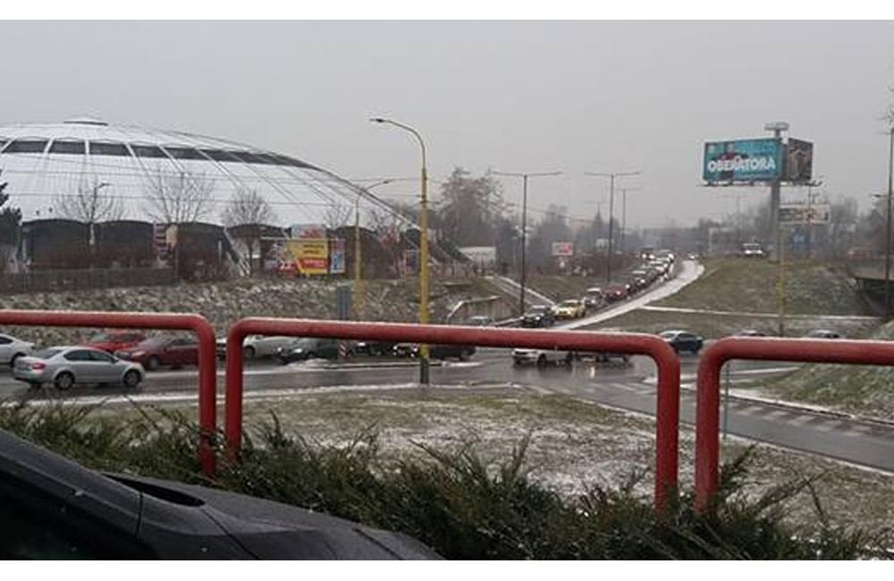 FOTO: Kolaps dopravy v Žiline 21.12.2018, foto 4