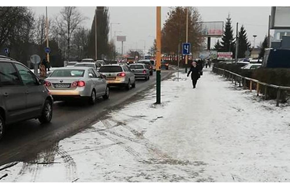 FOTO: Kolaps dopravy v Žiline 21.12.2018, foto 5