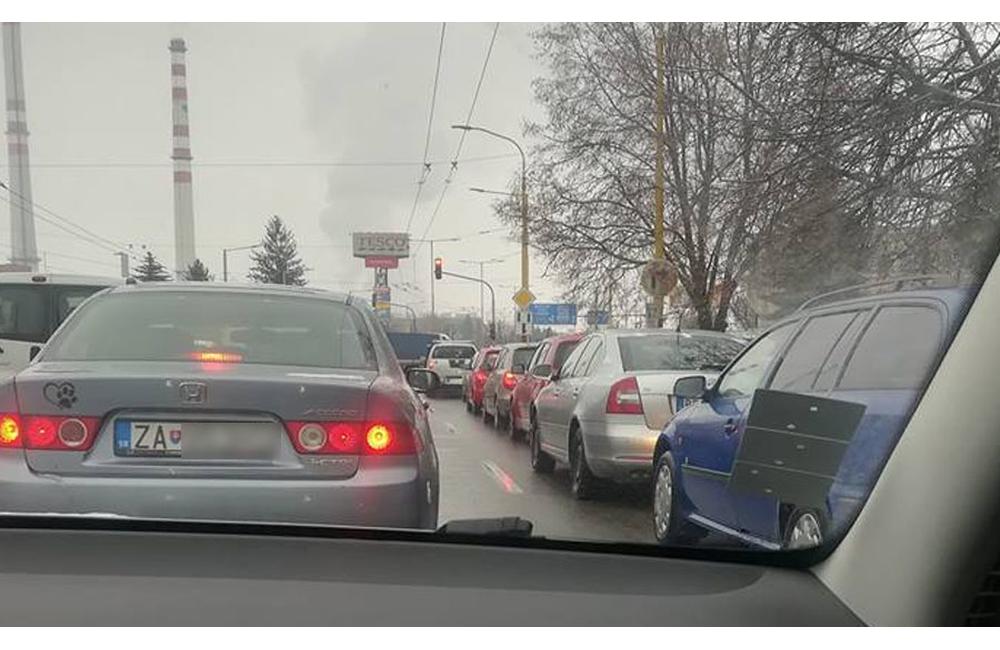 FOTO: Kolaps dopravy v Žiline 21.12.2018, foto 8