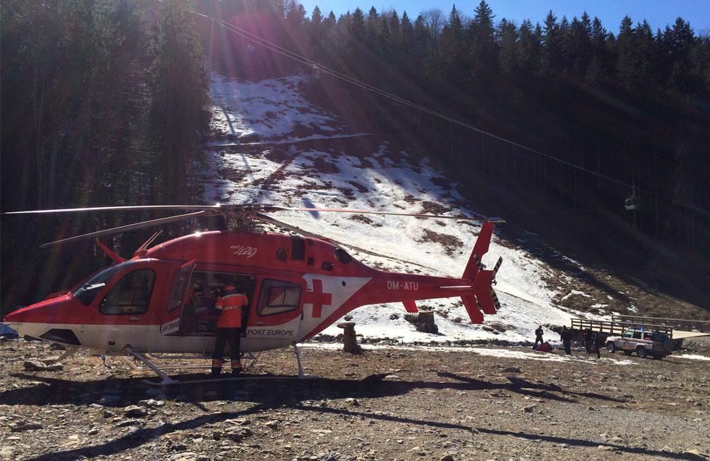 Pád paraglajdistu vo Vrátnej doline 23.3.2019, foto 2